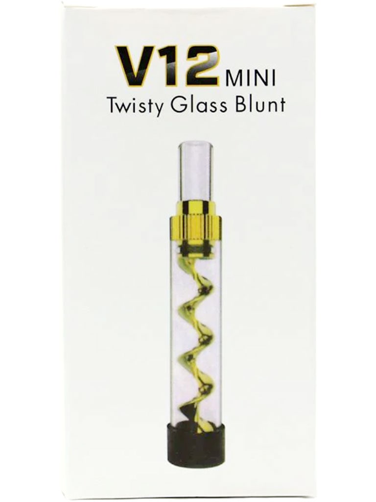 V12 mini twisty glass blunt