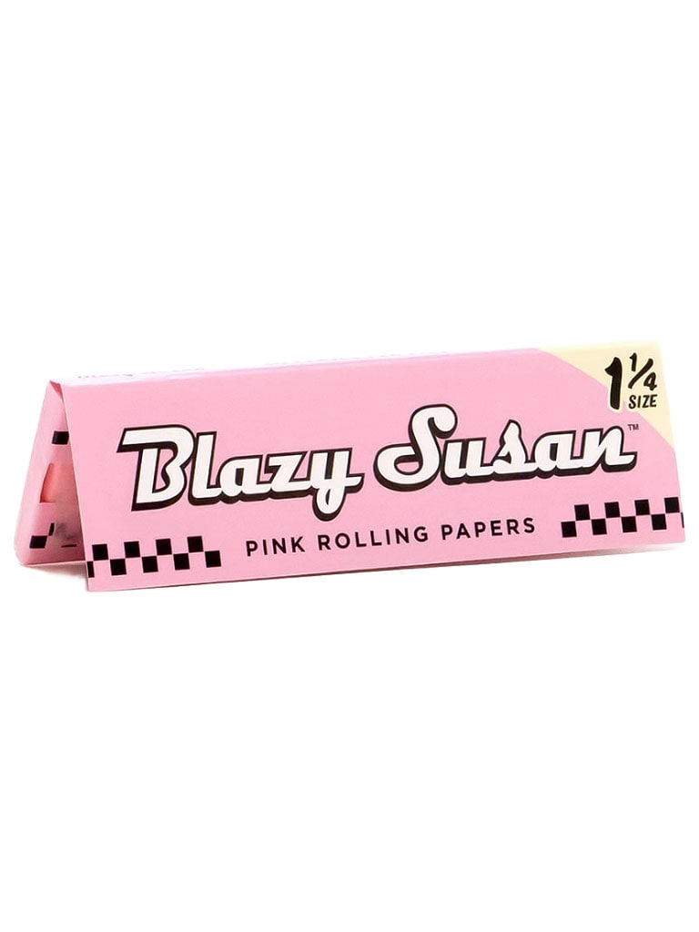 blazy susan 1 1/4 pink rolling papers pack