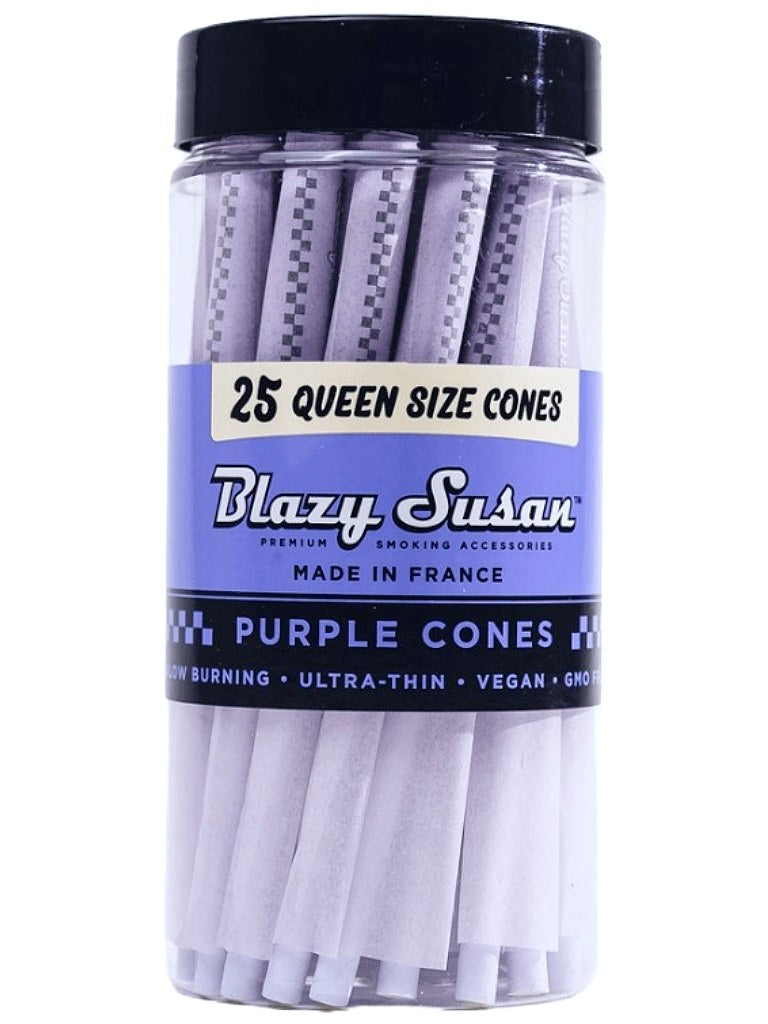 Blazy Susan Purple Queen Size Cones 25 Pack Myxed Up Creations