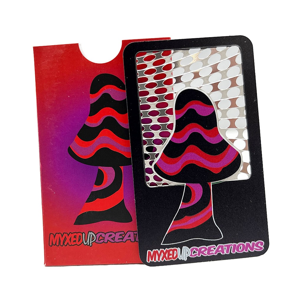myxed up creations grinder card with sleeve