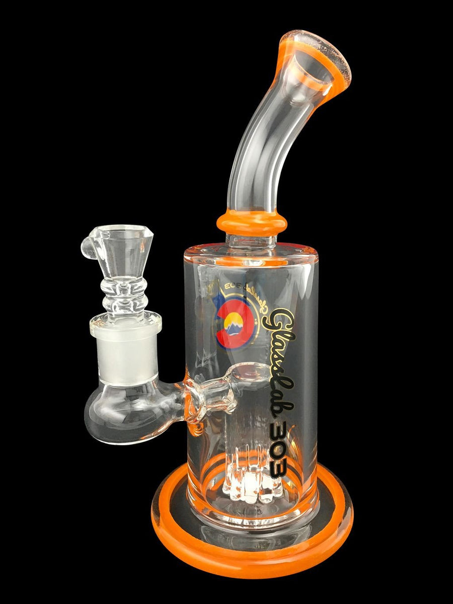 Glasslab 303 Water Pipe  Bird Cage to Mini 12 Arm Tree Perc – puffinout