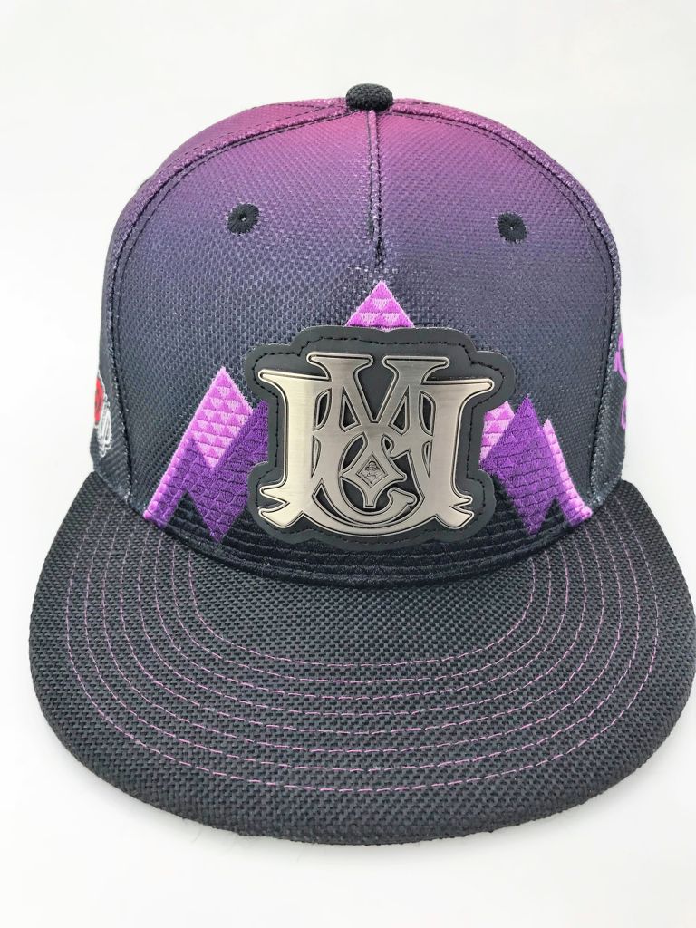 Myxed Up Grassroots Collab Monogram Snap Back Hat