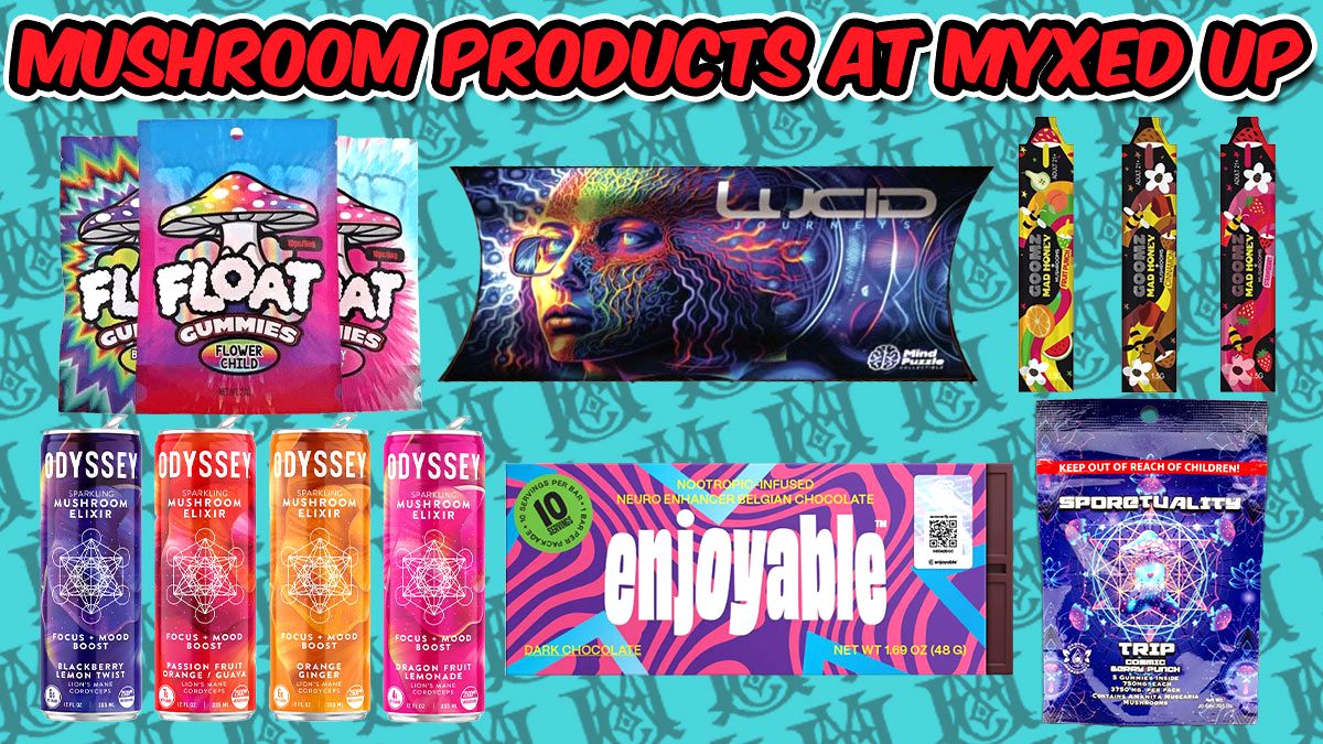 Magical Mystical Mushroom Products Available at Myxed Up Myxed Up Creations | Glass Pipes | Vaporizers | E-Cigs | Detox | Denver, Colorado Magical Mystical Mushroom Products Available at Myxed Up Myxed Up Creations | Glass Pipes | Vaporizers | E-Cigs | Detox | Denver, Colorado