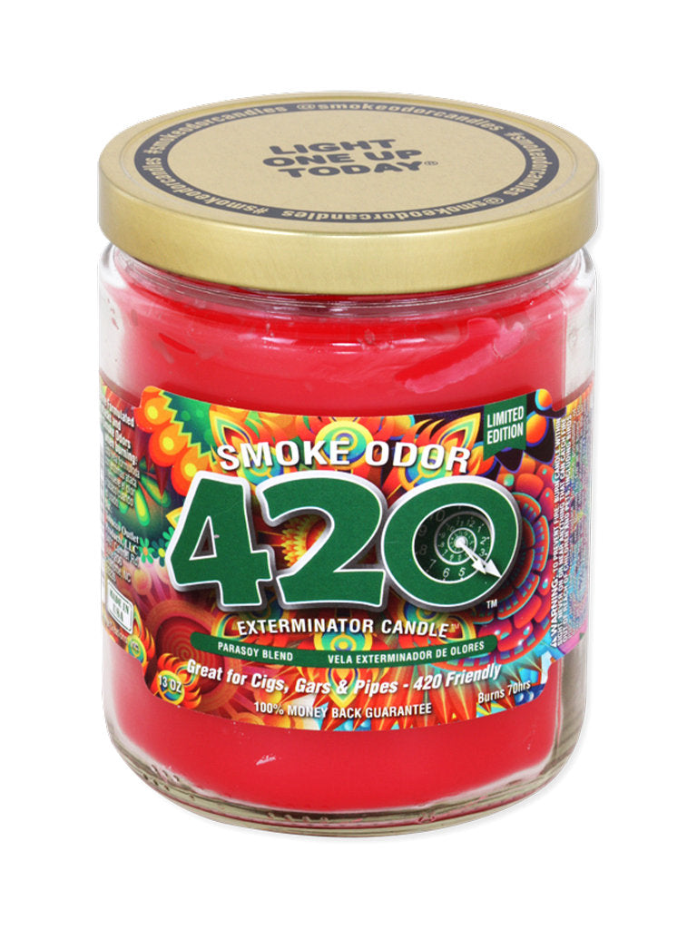 420 Smoke Odor Exterminator Jar Candle