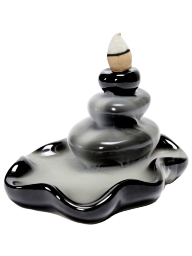 backflow incense burner balance burning display