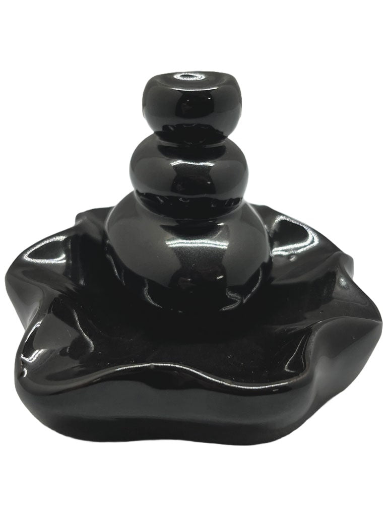 backflow incense burner balance front view