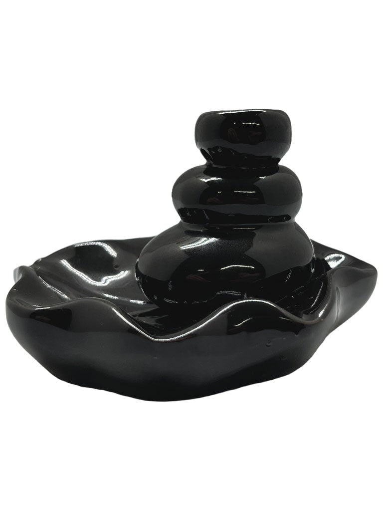 backflow incense burner balance side view