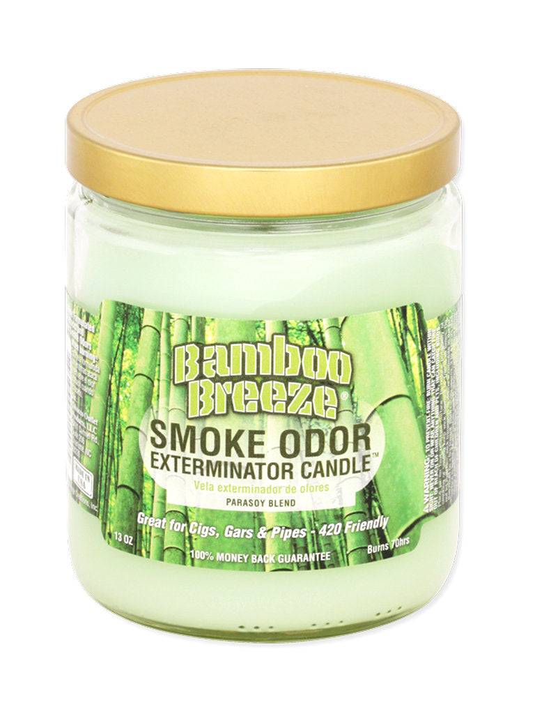 Bamboo Breeze Smoke Odor Exterminator Jar Candle