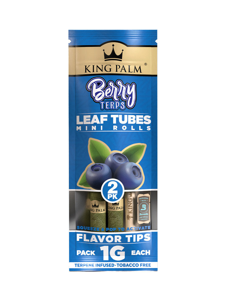 Berry Terps King Palm Leaf Tubes Mini Rolls