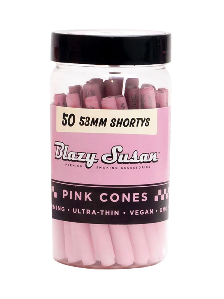 Blazy Susan Pink Shorty Cones 50 Pack