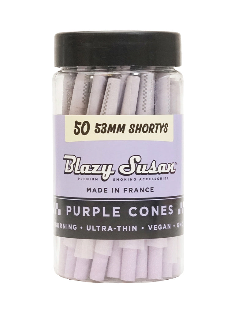 Blazy Susan Purple Shorty Cones 50 Pack