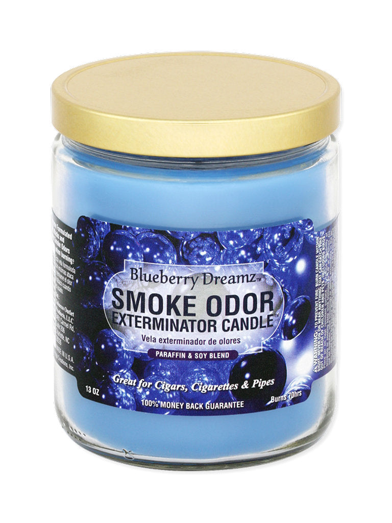 Blueberry Dreamz Smoke Odor Exterminator Jar Candle