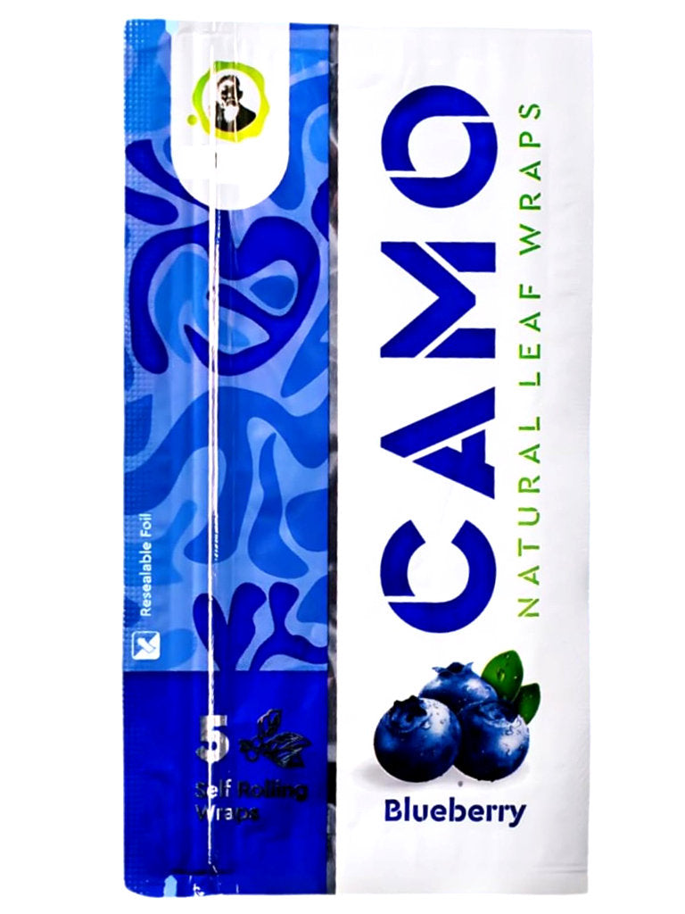 Blueberry Camo Natural Leaf Wraps