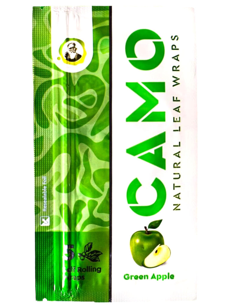 Green Apple Camo Natural Leaf Wraps