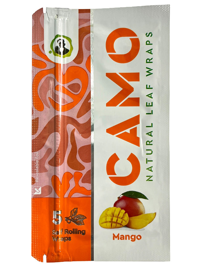 Mango Camo Natural Leaf Wraps