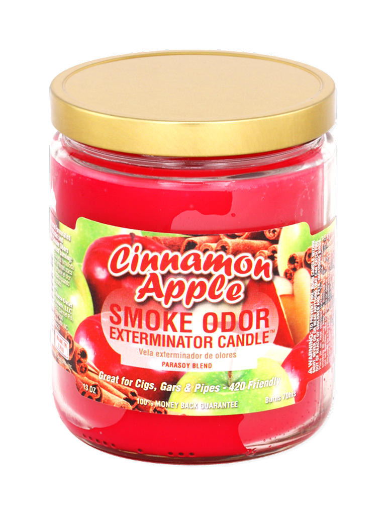 Cinnamon Apple Smoke Odor Exterminator Jar Candle