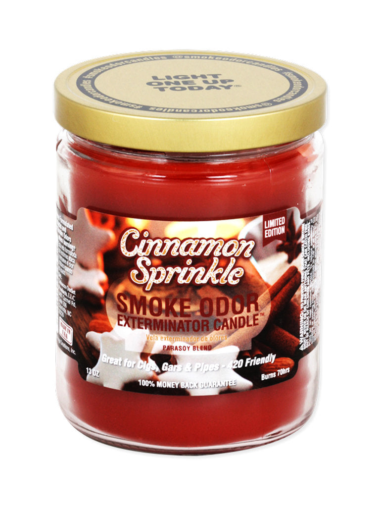 Cinnamon Sprinkle Smoke Odor Exterminator Jar Candle