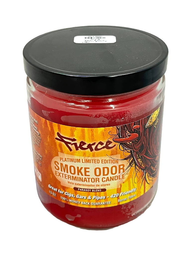 Fierce Smoke Odor Exterminator Jar Candle