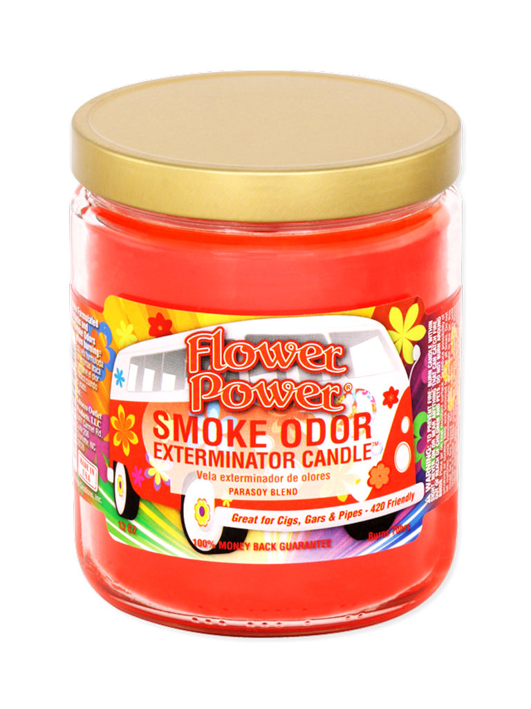 Flower Power Smoke Odor Exterminator Jar Candle