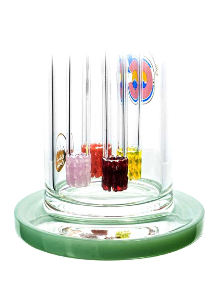 GlassLab 303 Quad Lace Can Water Pipe Perc