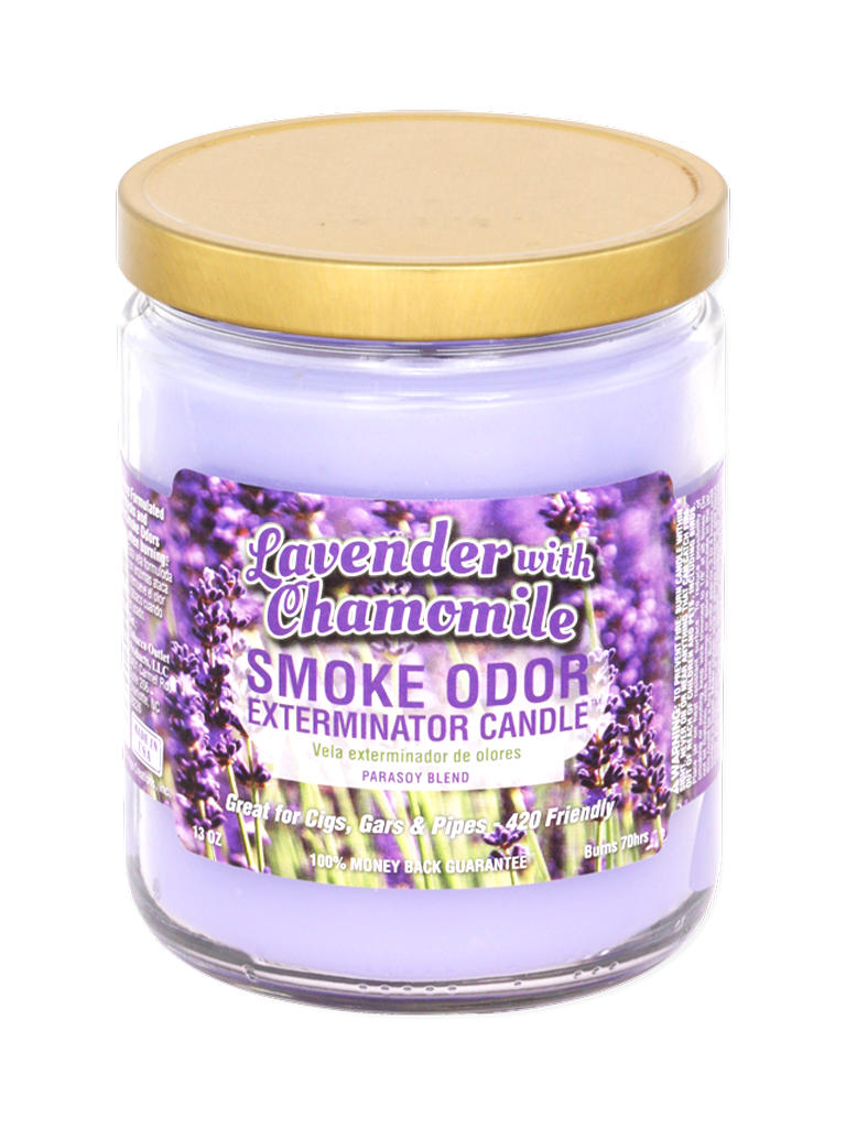 Lavender Chamomile Smoke Odor Exterminator Jar Candle