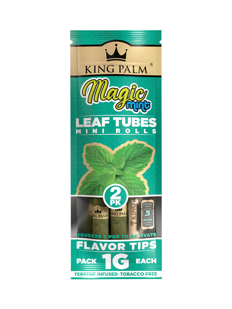 Magic Mint King Palm Leaf Tubes Mini Rolls