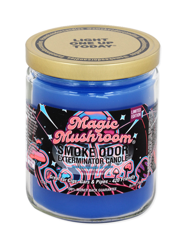 Magic Mushroom Smoke Odor Exterminator Jar Candle