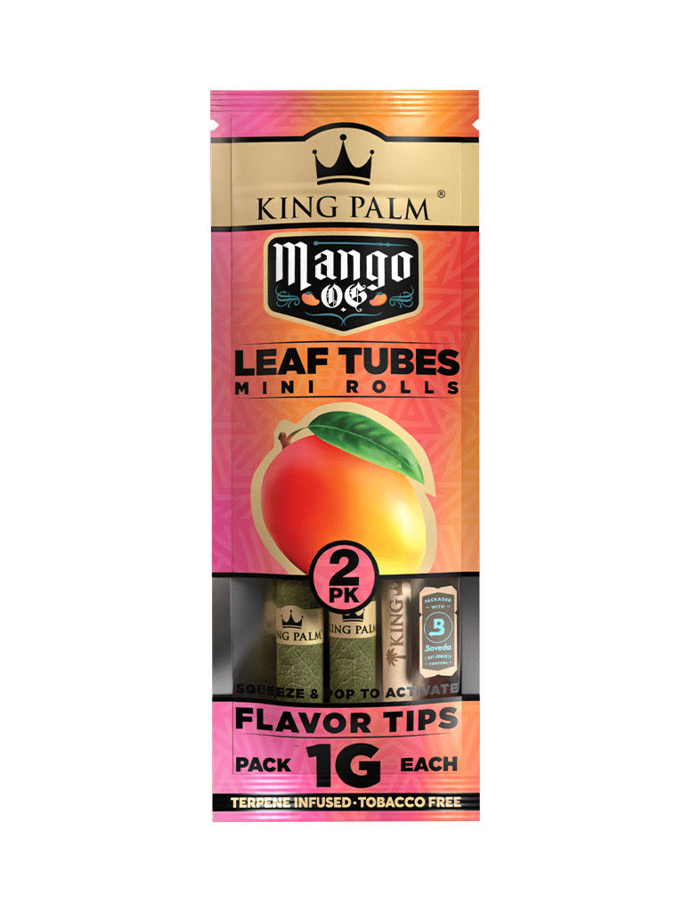 Mango OG King Palm Leaf Tubes Mini Rolls