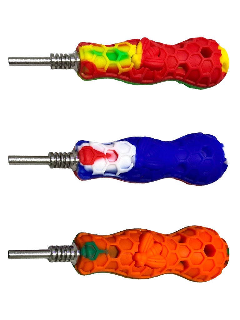 Mini Silicone Dab Straws