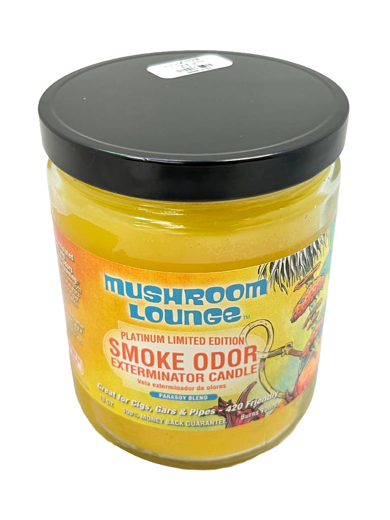 Mushroom Lounge Smoke Odor Exterminator Jar Candle