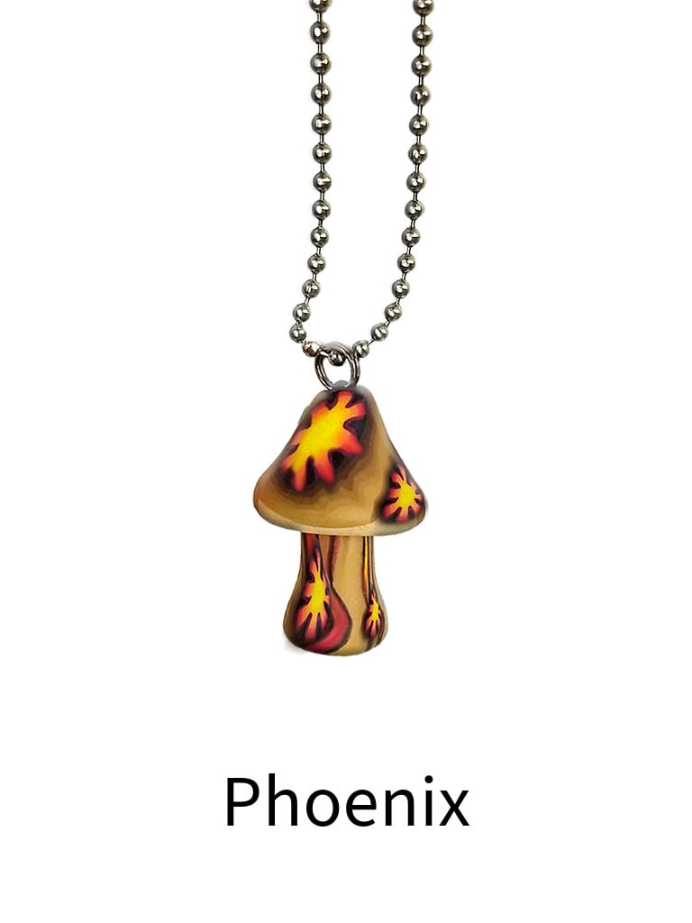 og myxed up mushroom necklace phoenix