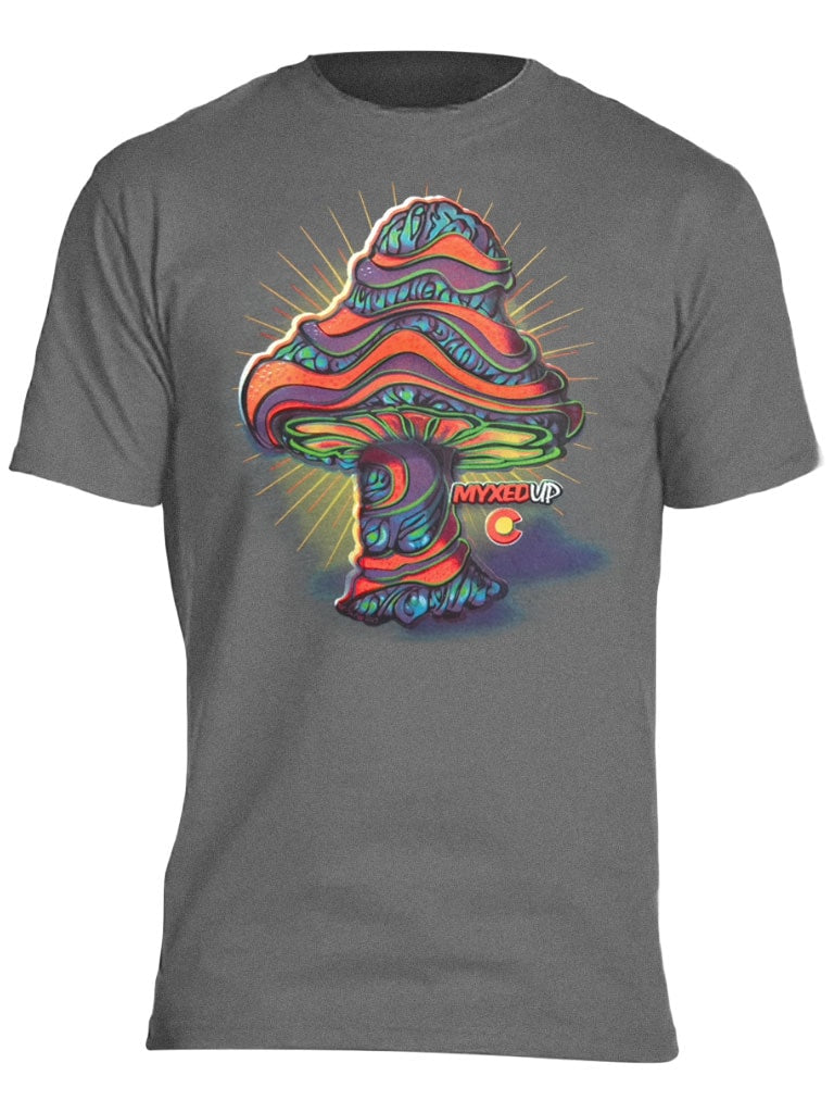 organic mushroom Myxed Up t-shirt