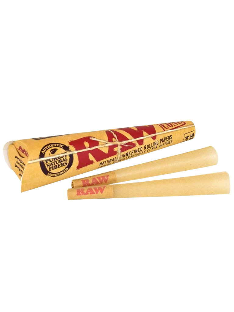 Raw Classic 1 1/4 Cones 6 Pack with cones