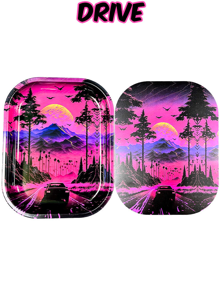 Rolling Tray with Magnetic Lid Small Drive