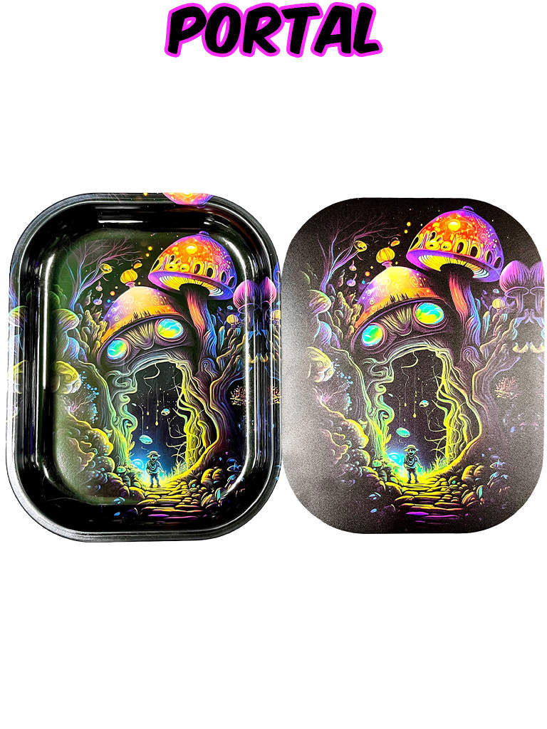 Rolling Tray with Magnetic Lid Small Portal
