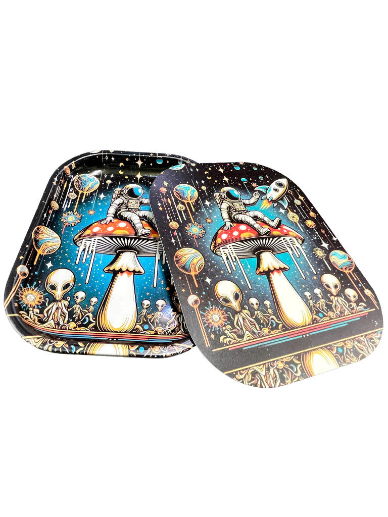 Rolling Tray with Magnetic Lid Small