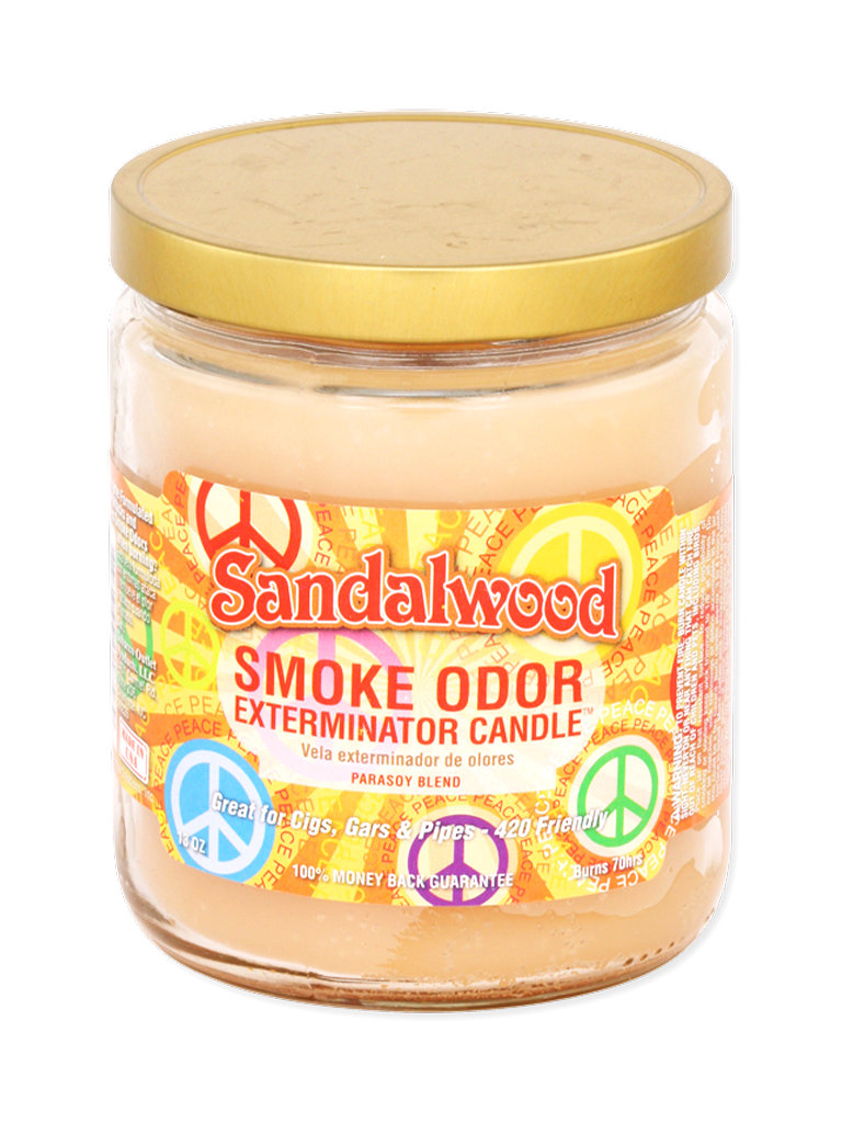 Sandalwood Smoke Odor Exterminator Jar Candle