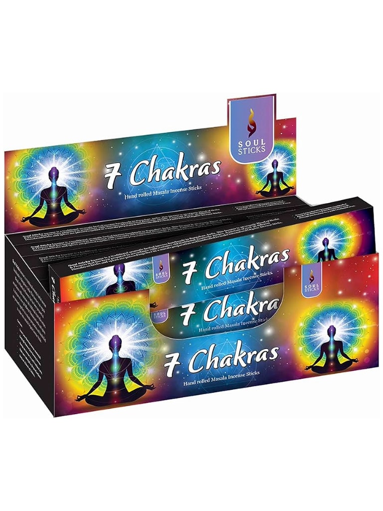 soul sticks incense  15 gram 7 chakras box