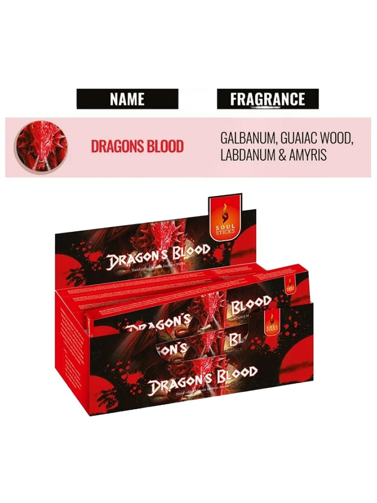 soul sticks incense dragon's blood scent profile