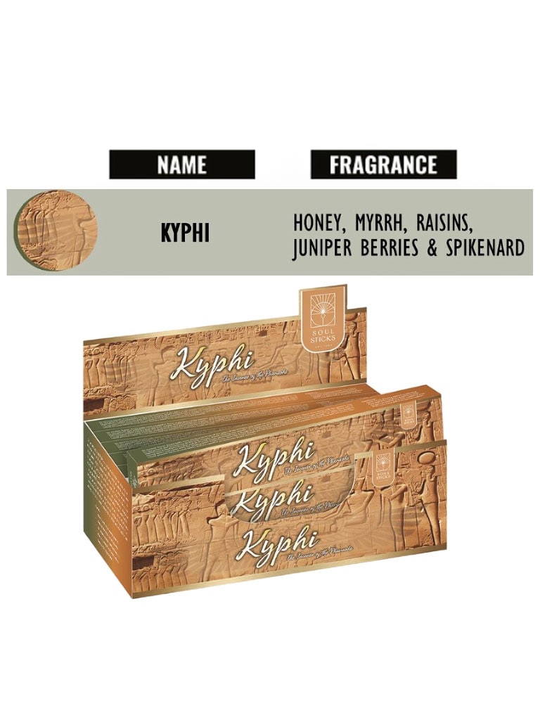 soul sticks incense kyphi scent profile