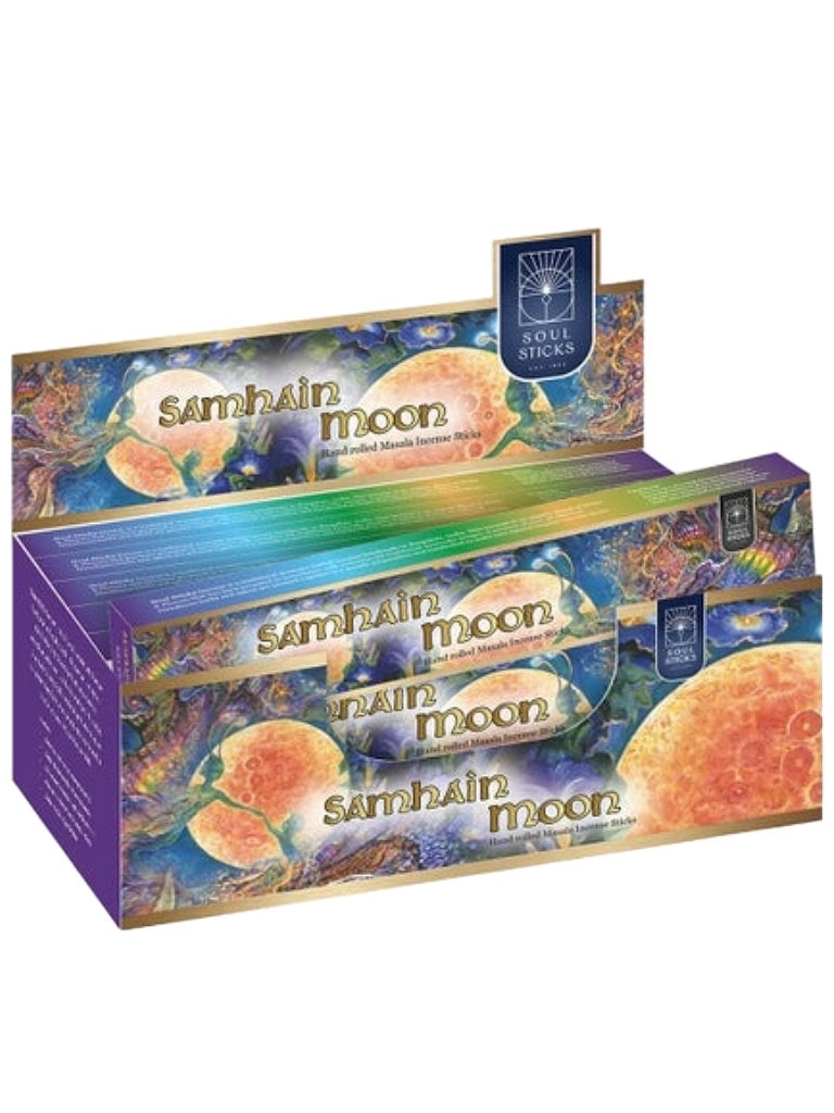 soul sticks incense 15 gram samhain moon box