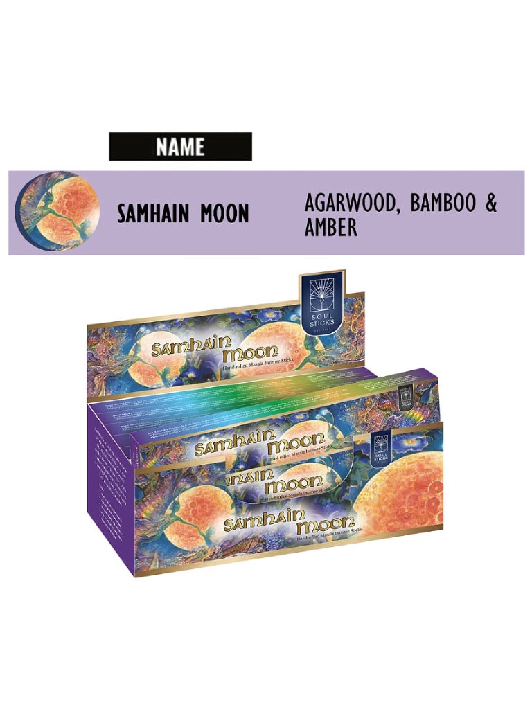 soul sticks incense samhain moon scent profile