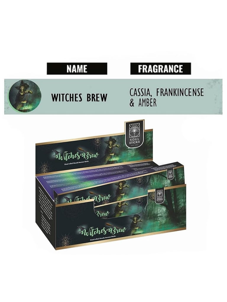 soul sticks incense witches brew scent profile