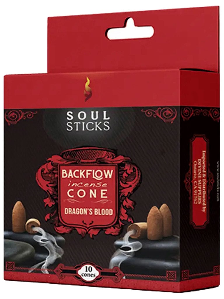 soul sticks backflow incense cones dragons blood