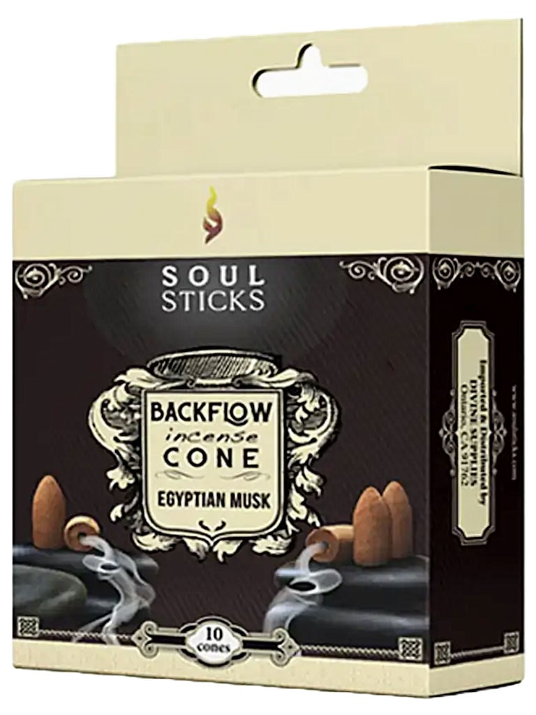 soul sticks backflow incense cones egyptian musk