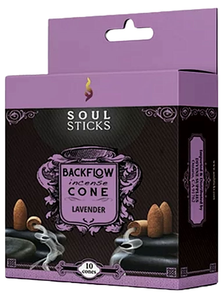 soul sticks backflow incense cones lavender