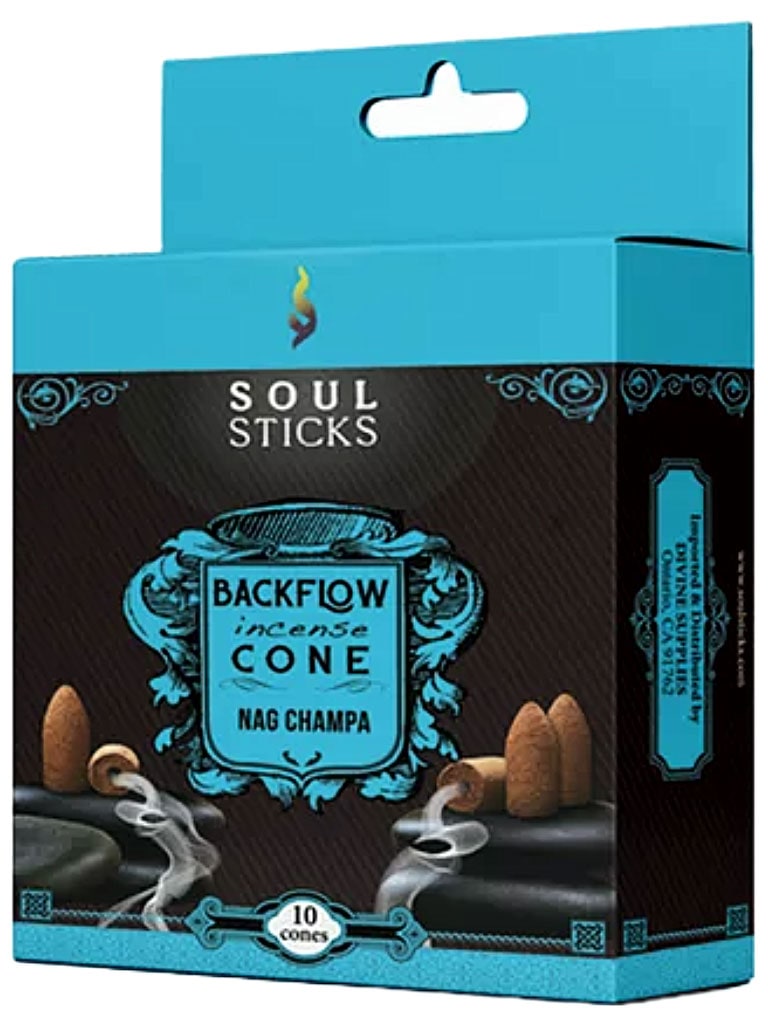 soul sticks backflow incense cones nag champa