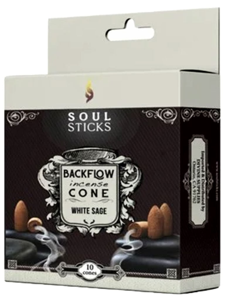 soul sticks backflow incense cones white sage