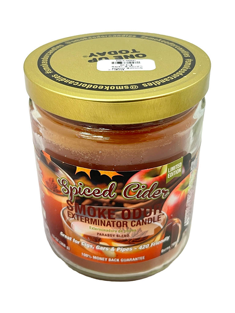 Spiced Cider Smoke Odor Exterminator Jar Candle