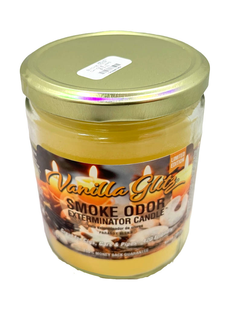 Vanilla Glitz Smoke Odor Exterminator Jar Candle